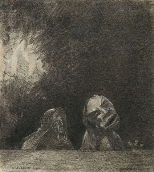 Quasimodo (circa 1875-1880)  by Odilon Redon