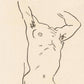 Torso of a Nude by Egon Schiele