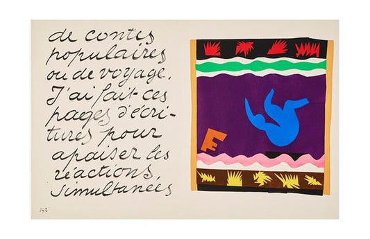 Art Print "The toboggan (1947)" by Henri Matisse (1947)
