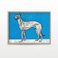 Greyhound (1912) by Moritz Jung - Blue Greyhound - Digital Download Wall Art