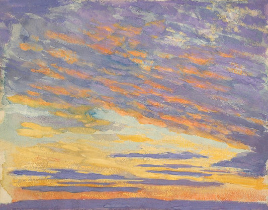 Study of clouds, Rome, Italy by Francis Augustus Lathrop