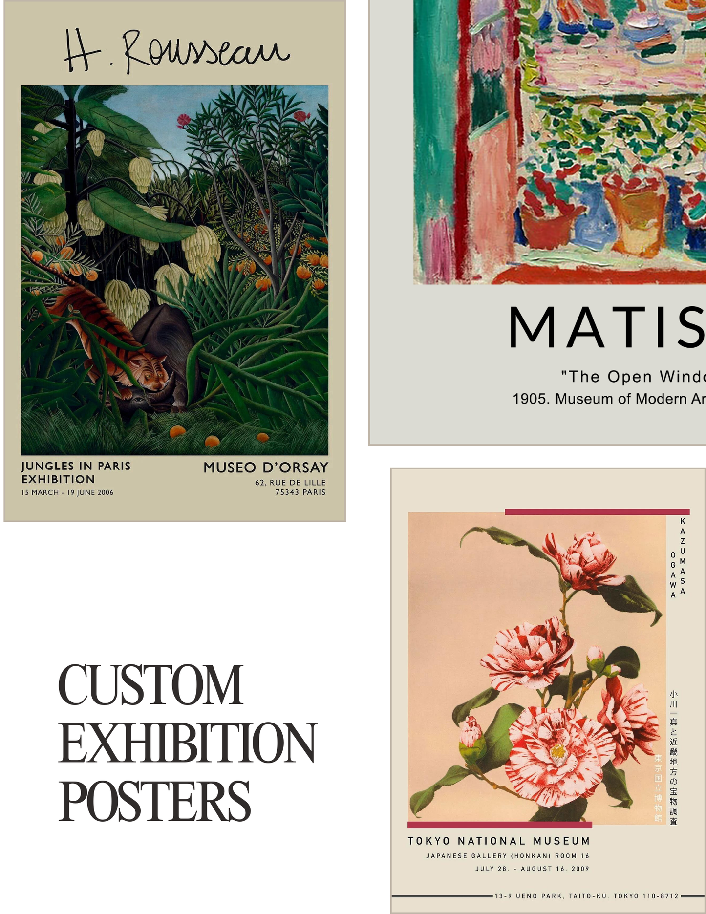 Custom Designed Exhibition Posters