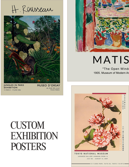 Custom Designed Exhibition Posters
