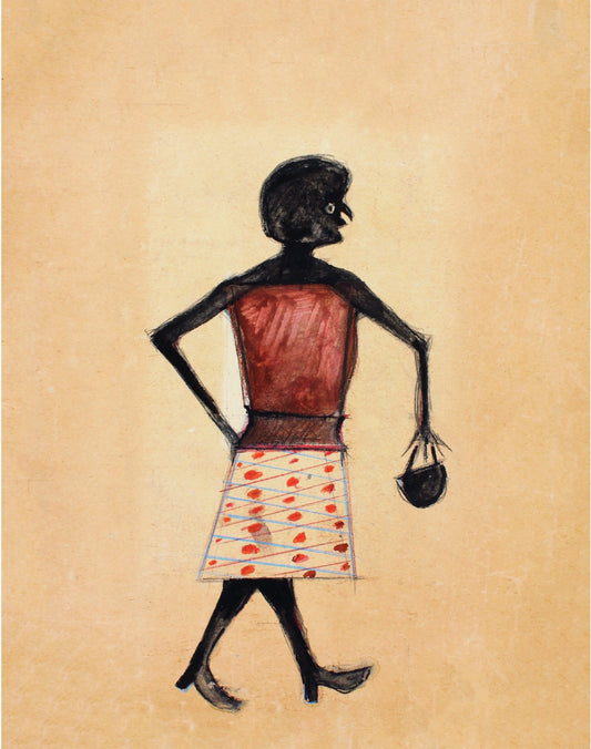 woman walking with purse by bill traylor (whitespace trimmed)