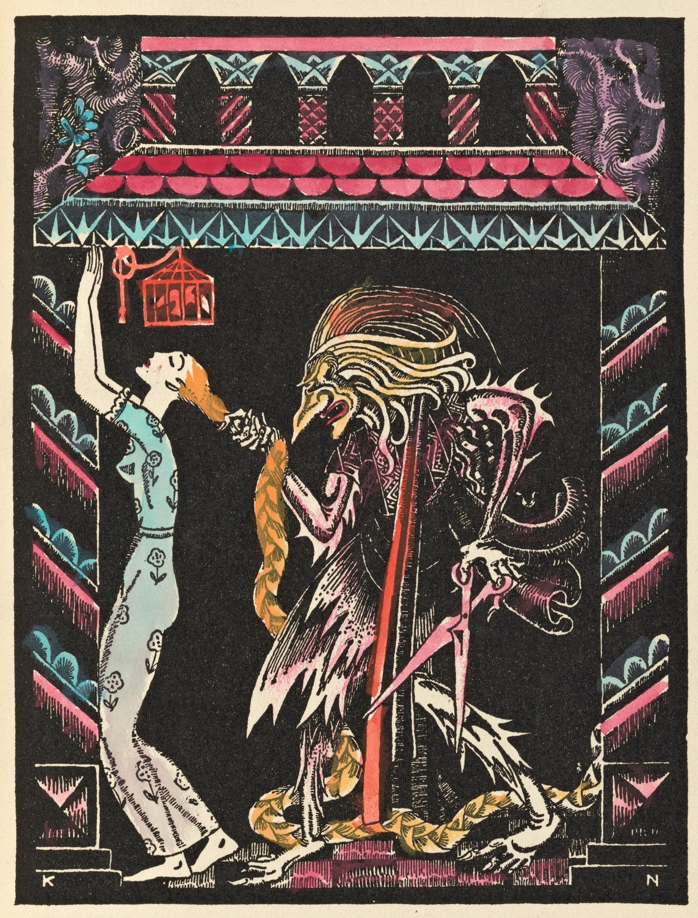 Rapunzel (1920-1929)  by Kay Rasmus Nielsen