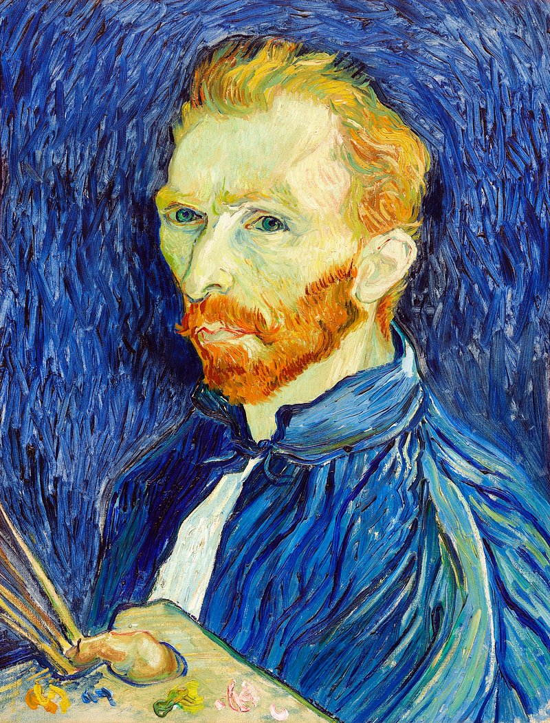 Self-Portrait (1889) by Vincent van Gogh