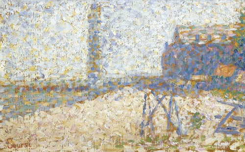 L’hospice Et Le Phare De Honfleur by Georges Seurat