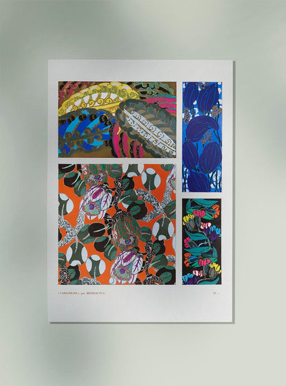 Vintage Art Deco Pattern, Variation 1 by Édouard Bénédictus