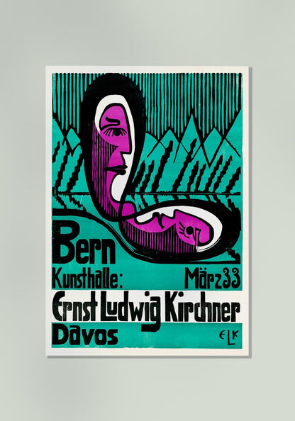 Bern Kunsthalle - Ernst Kirchner Exhibition Poster