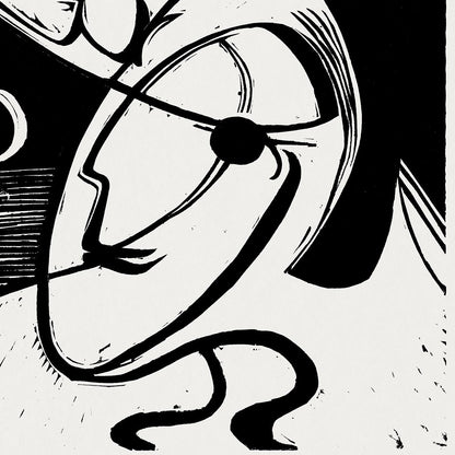 The Kiss by Ernst Kirchner