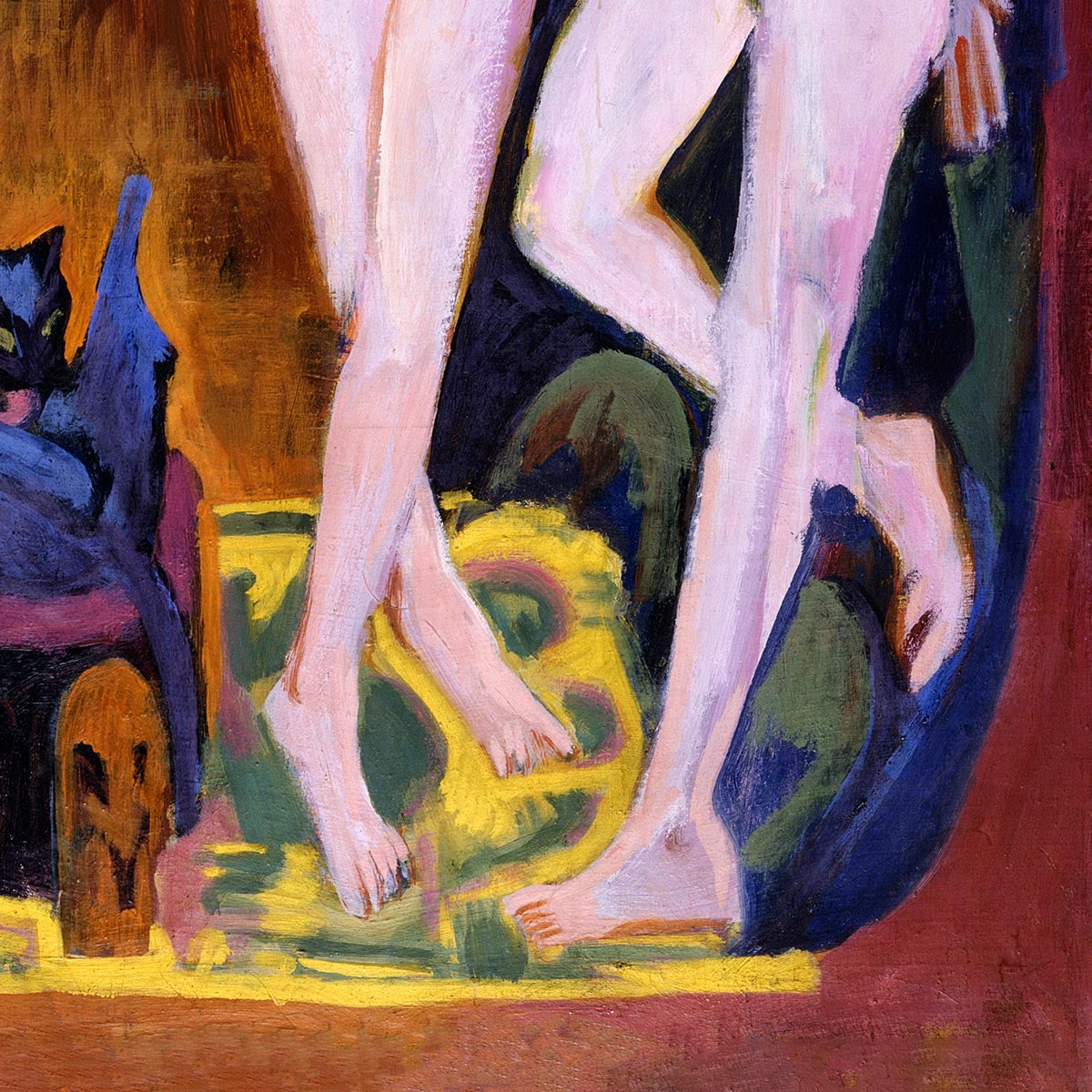 Two Nudes in a Room by Ernst Kirchner