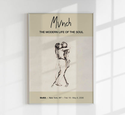 Death and the Woman Munch Exhibition Poster