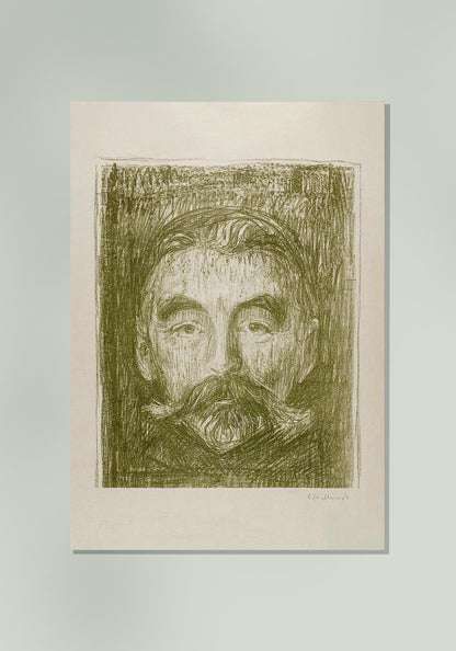 Edvard Munch "Stéphane Mallarmé" Art Poster