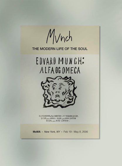 Alpha and Omega Munch Exhibition Poster