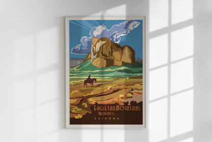 Eagletail Mountains, Arizona - National Monuments Print