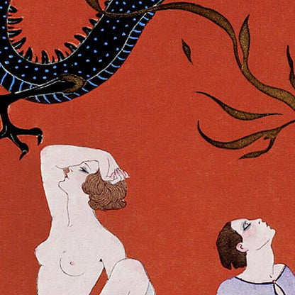 Chez la Marchande de Pavots Vintage Poster