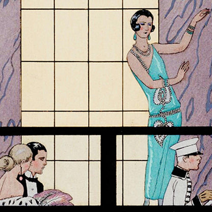 Au Revoir Vintage Poster