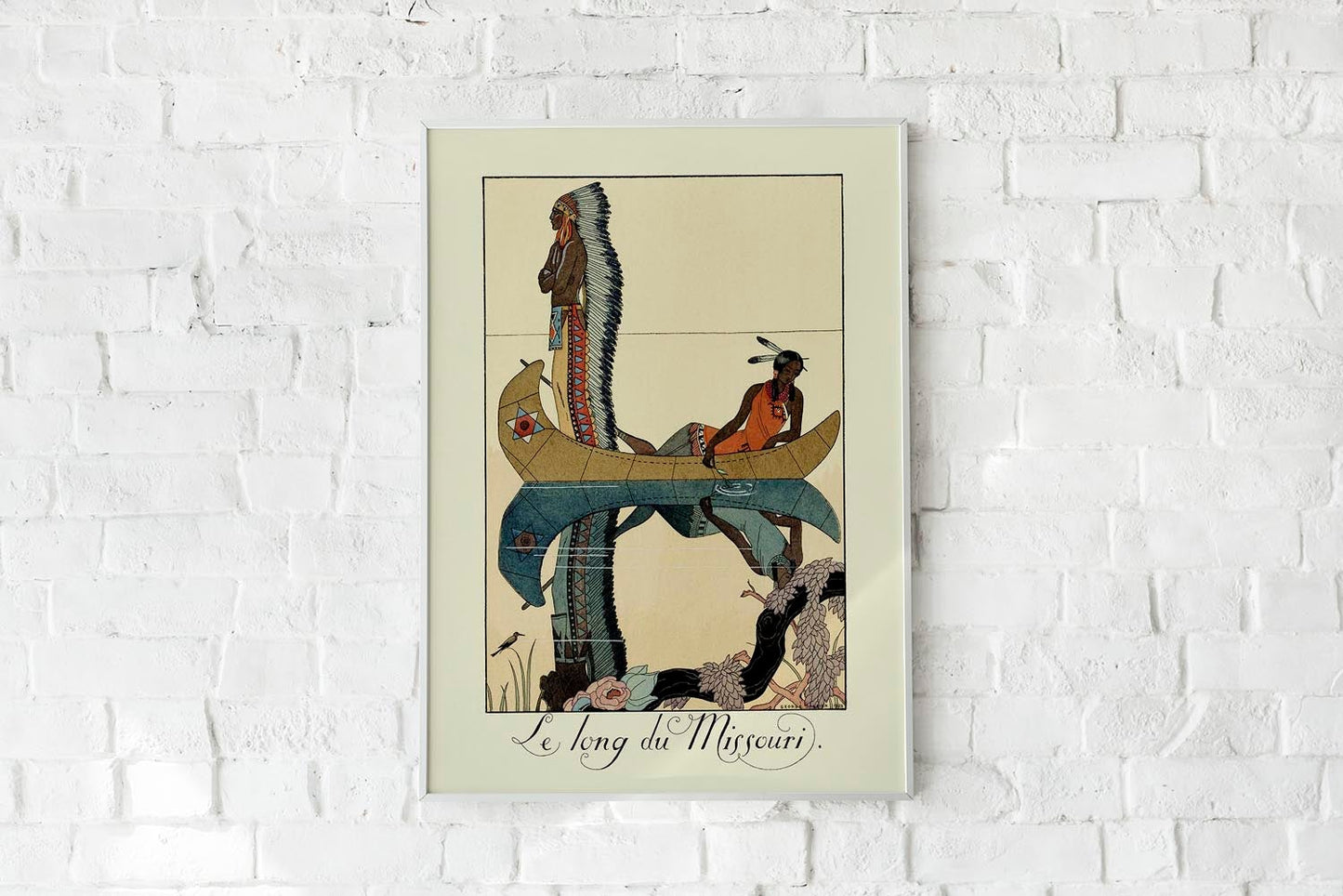 Le lang de Missouri Vintage Poster