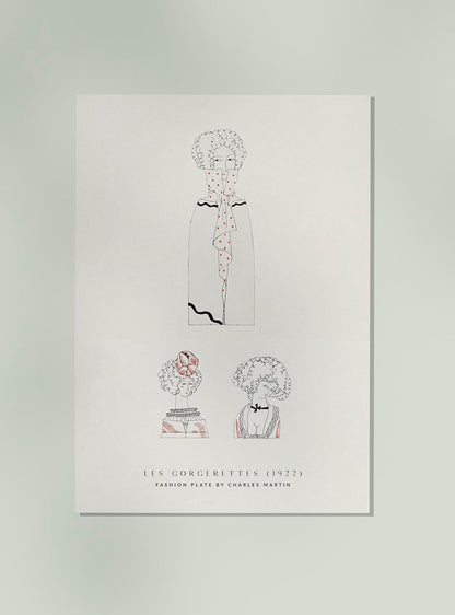 Les Gorgerettes Vintage Poster