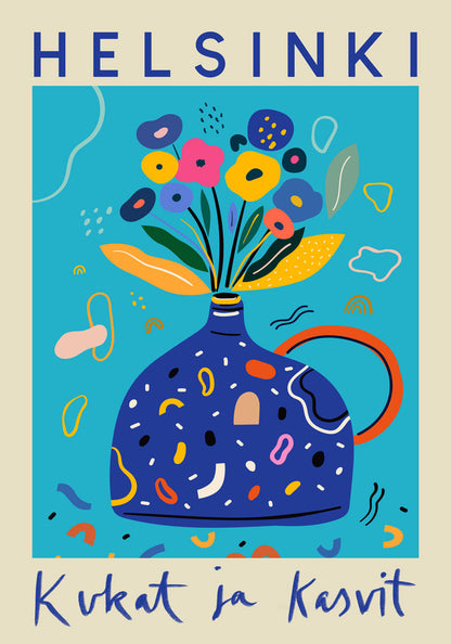 Finnish Flowers Set of 3 Art Prints