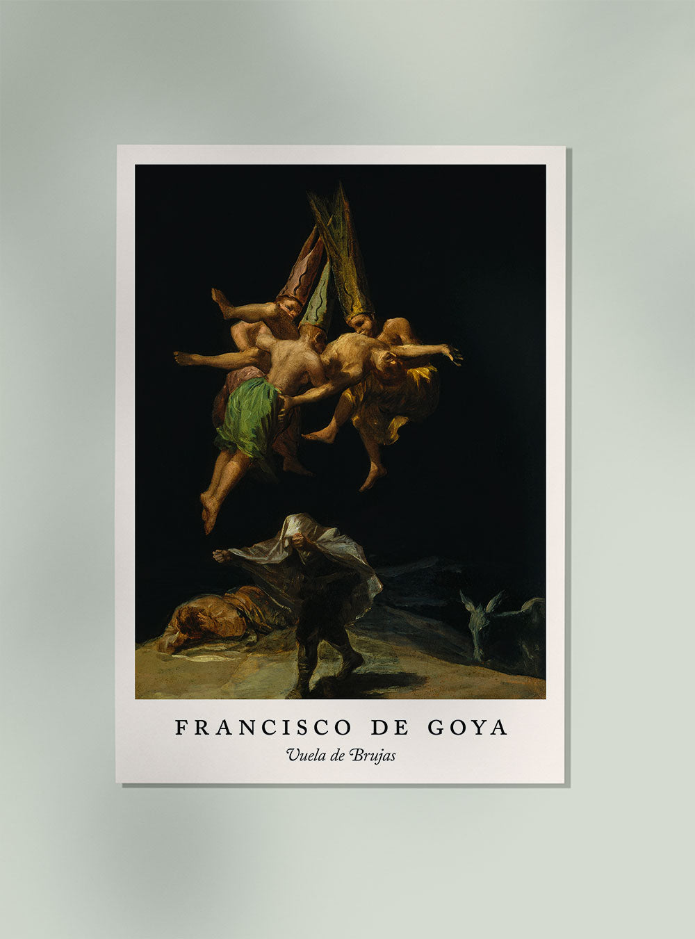 Vuela de Brujas - Francisco de Goya Exhibition Poster