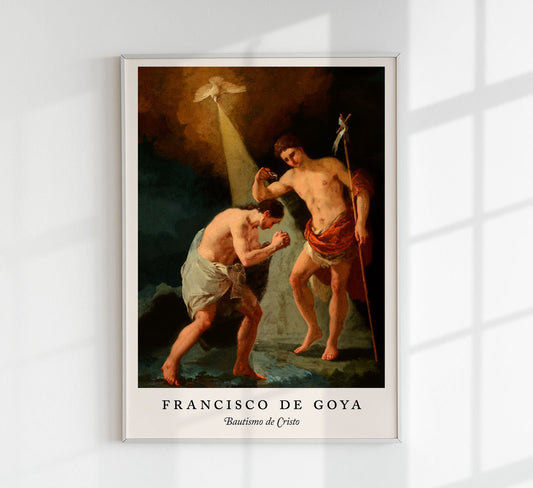 Bautismo de Cristo - Francisco de Goya Exhibition Poster