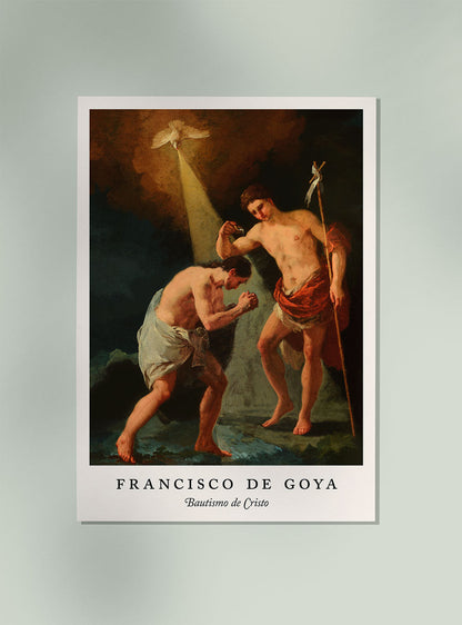 Bautismo de Cristo - Francisco de Goya Exhibition Poster