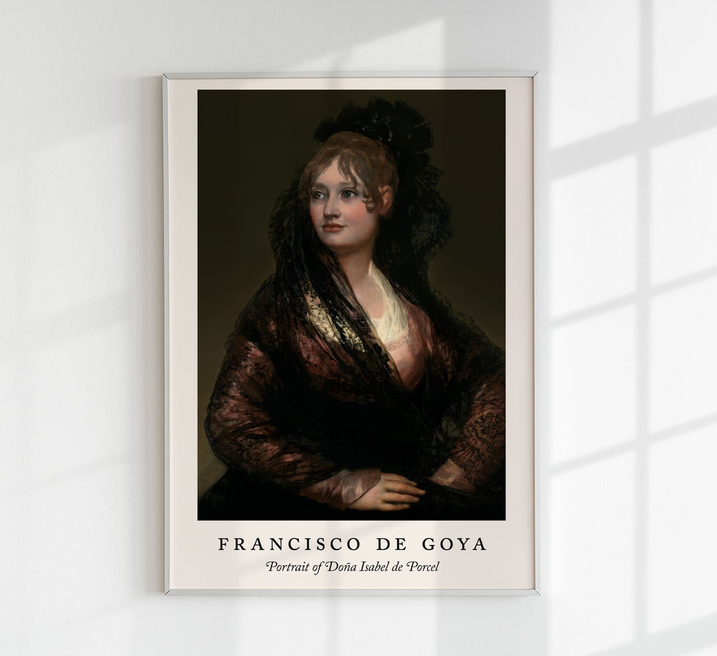 Portrait of Doña Isabel de Porcel - Francisco de Goya Exhibition Poster
