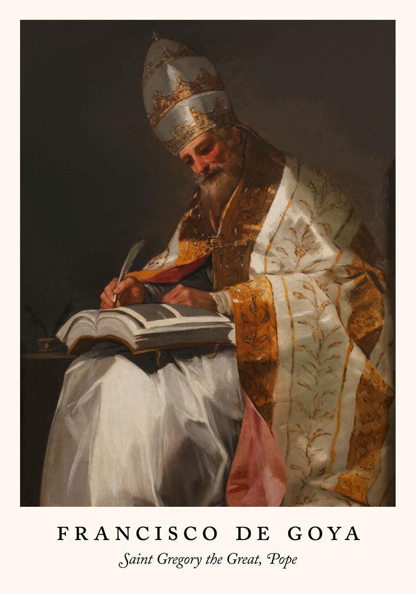 Saint Gregory the Great, Pope - Francisco de Goya Exhibition Poster