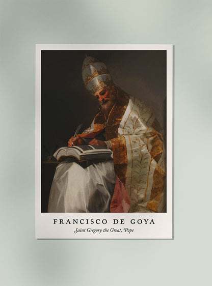 Saint Gregory the Great, Pope - Francisco de Goya Exhibition Poster