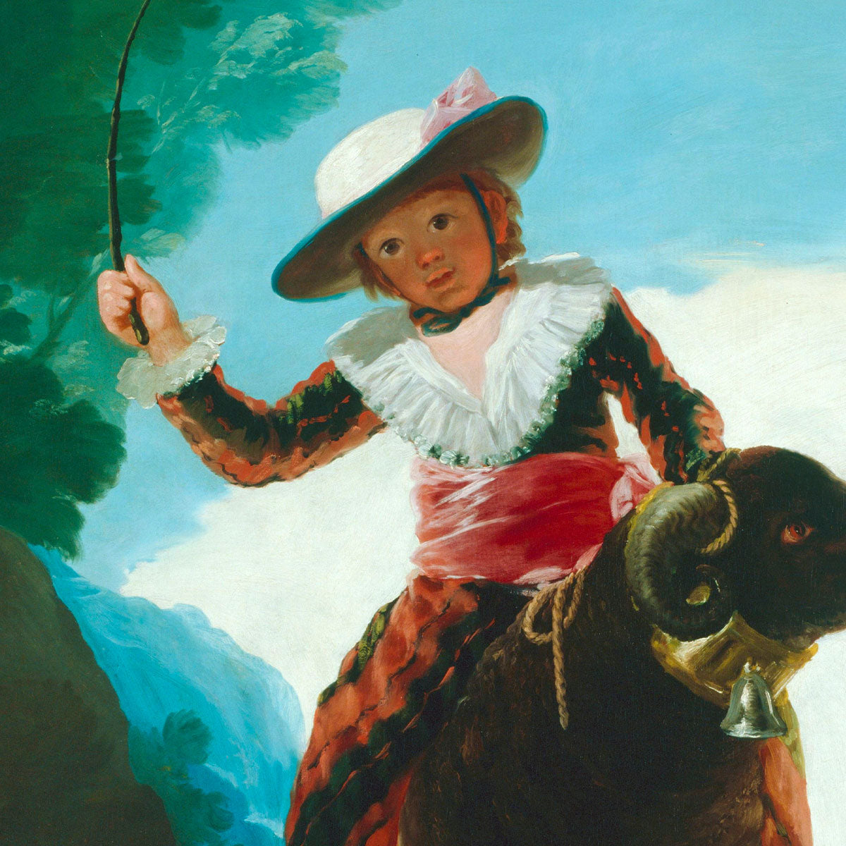 Boy on a Ram - Francisco de Goya Exhibition Poster