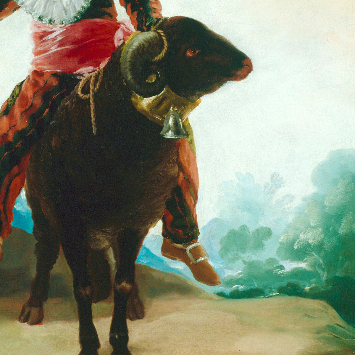 Boy on a Ram - Francisco de Goya Exhibition Poster