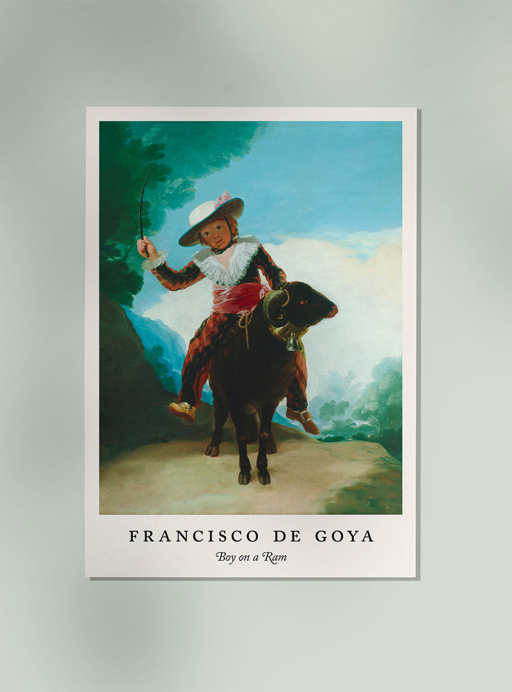 Boy on a Ram - Francisco de Goya Exhibition Poster