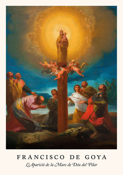 L'Apariciò de Mare de Déu del Pillar - Francisco de Goya Exhibition Poster