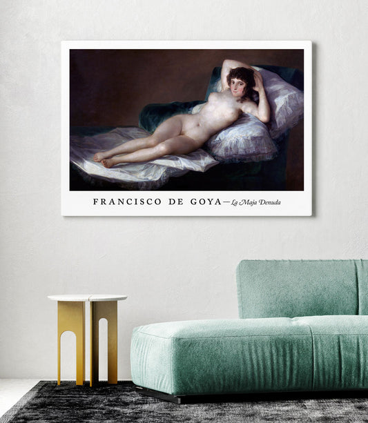 La Maja Denuda - Francisco de Goya Exhibition Poster