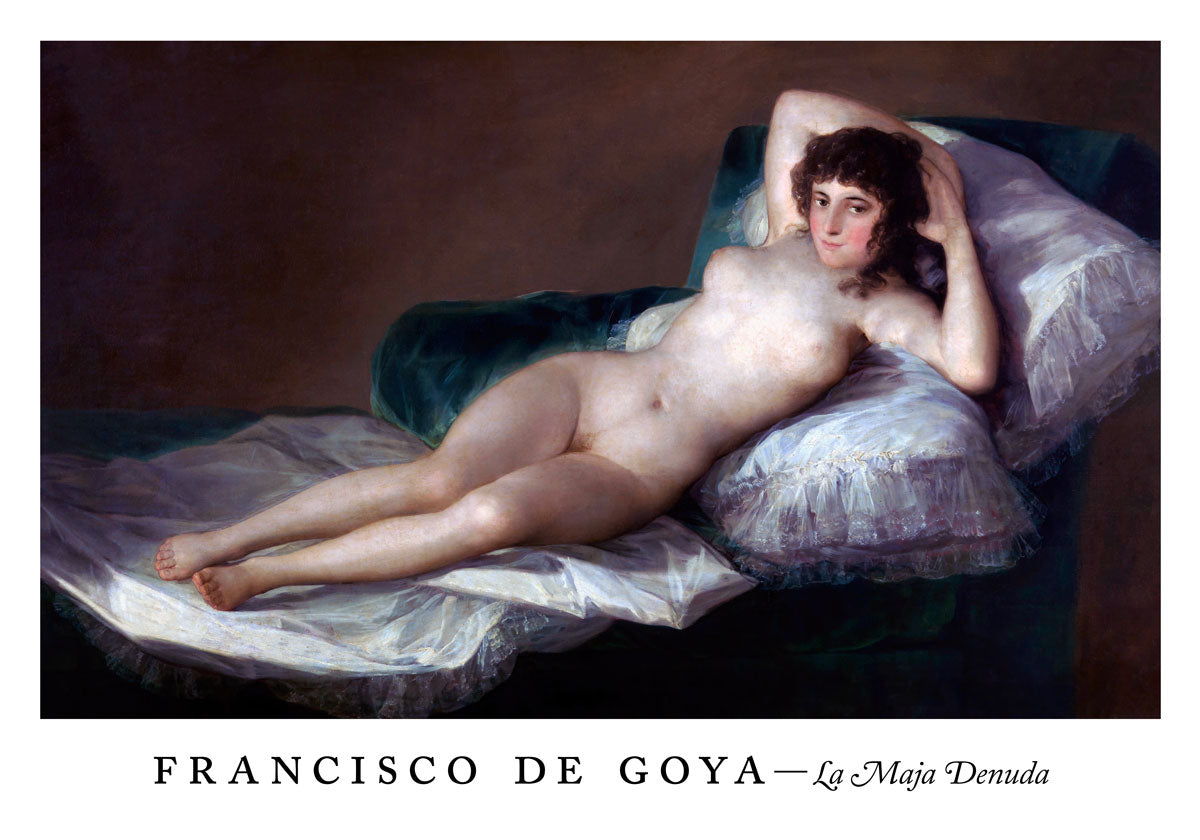 La Maja Denuda - Francisco de Goya Exhibition Poster