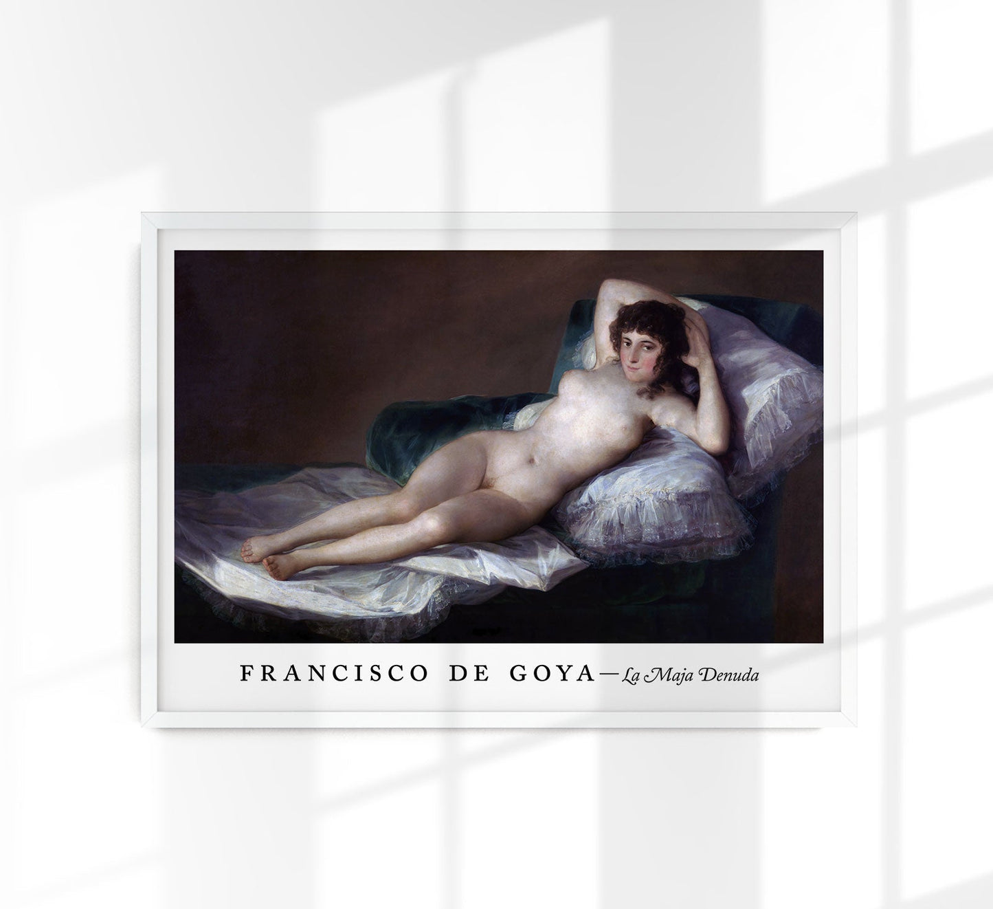 La Maja Denuda - Francisco de Goya Exhibition Poster