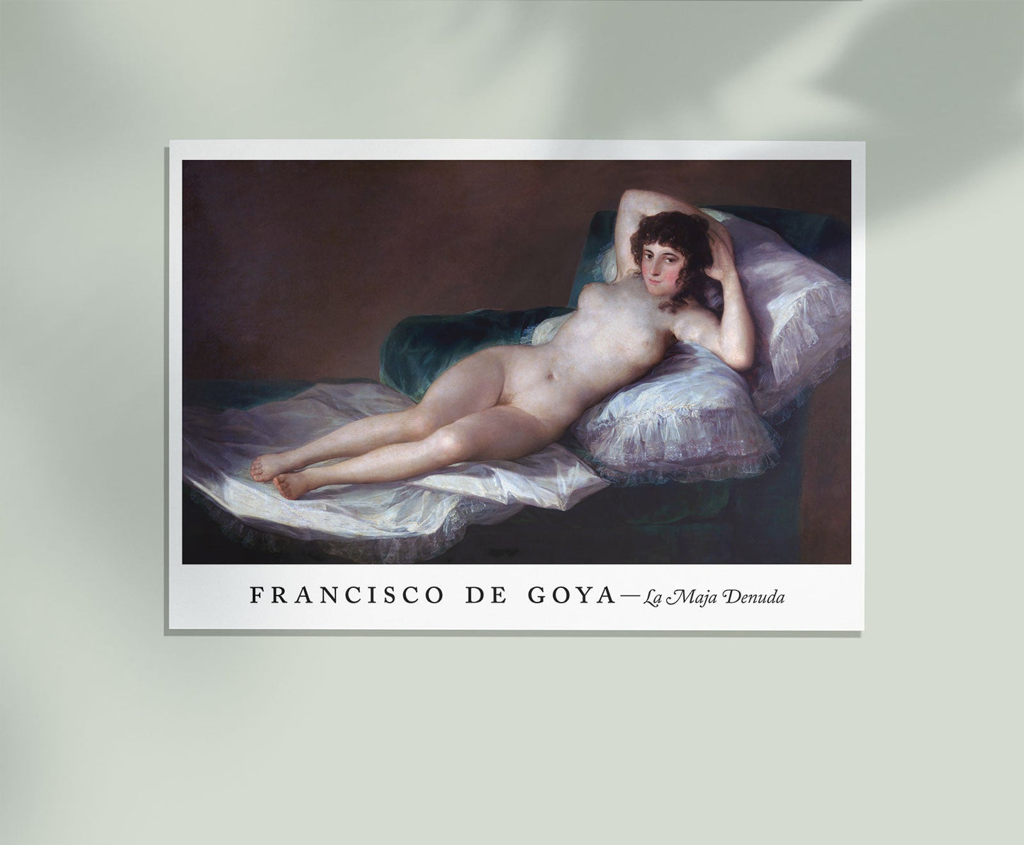 La Maja Denuda - Francisco de Goya Exhibition Poster