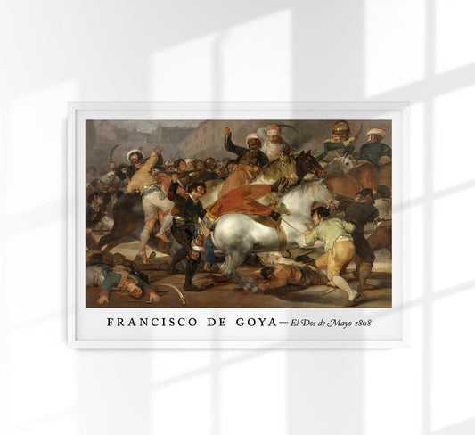 El Dos de Mayo de 1808 - Francisco de Goya Exhibition Poster