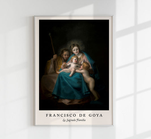 La Sagrada Familia - Francisco de Goya Exhibition Poster