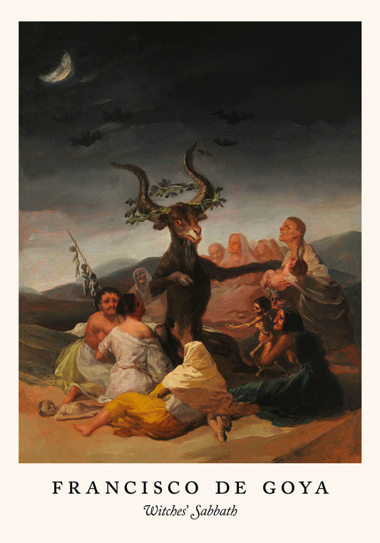 Witches' Sabbath - Francisco de Goya Exhibition Poster