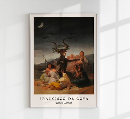 Witches' Sabbath - Francisco de Goya Exhibition Poster