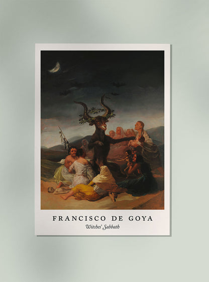 Witches' Sabbath - Francisco de Goya Exhibition Poster