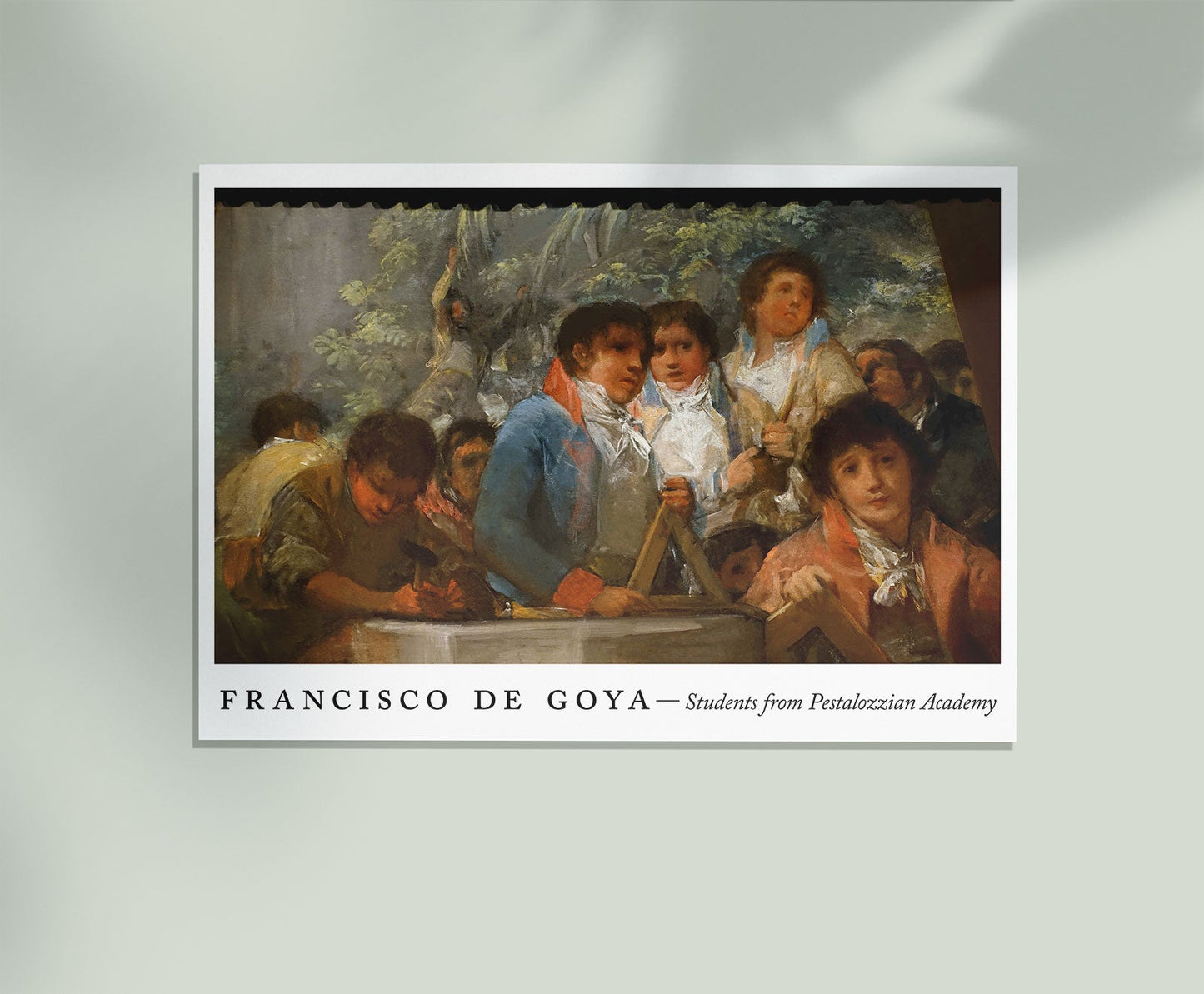 Students from the Pestalazzonian Academy - Francisco de Goya Exhibition Poster