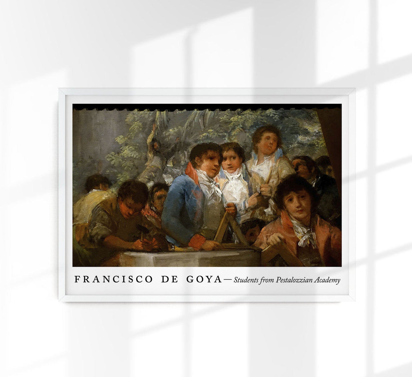 Students from the Pestalazzonian Academy - Francisco de Goya Exhibition Poster