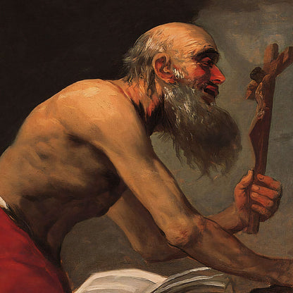 San Jeronimo de Penitencia Academy - Francisco de Goya Exhibition Poster