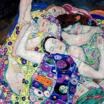 The Virgin by Gustav Klimt Exhibition Poster