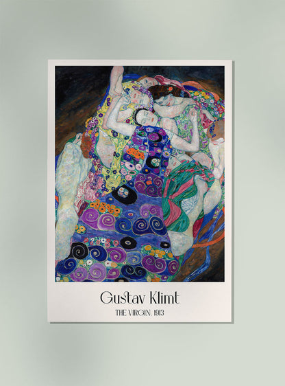 The Virgin by Gustav Klimt Exhibition Poster