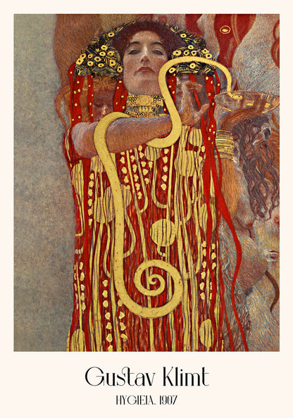 Hygieia by Gustav Klimt