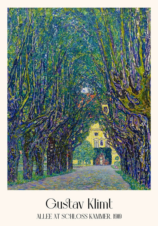 Allee at Schloss Kammer by Gustav Klimt